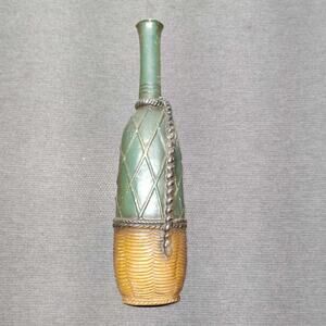 Vintage Sexton USA Green Bottle Shaped Wall Plaque Art Decor